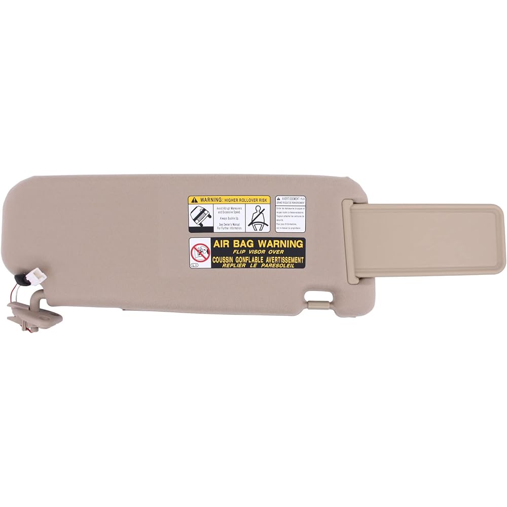 XtremEAMAZING beige Front driver's side sun visor Sonata 2005-2010