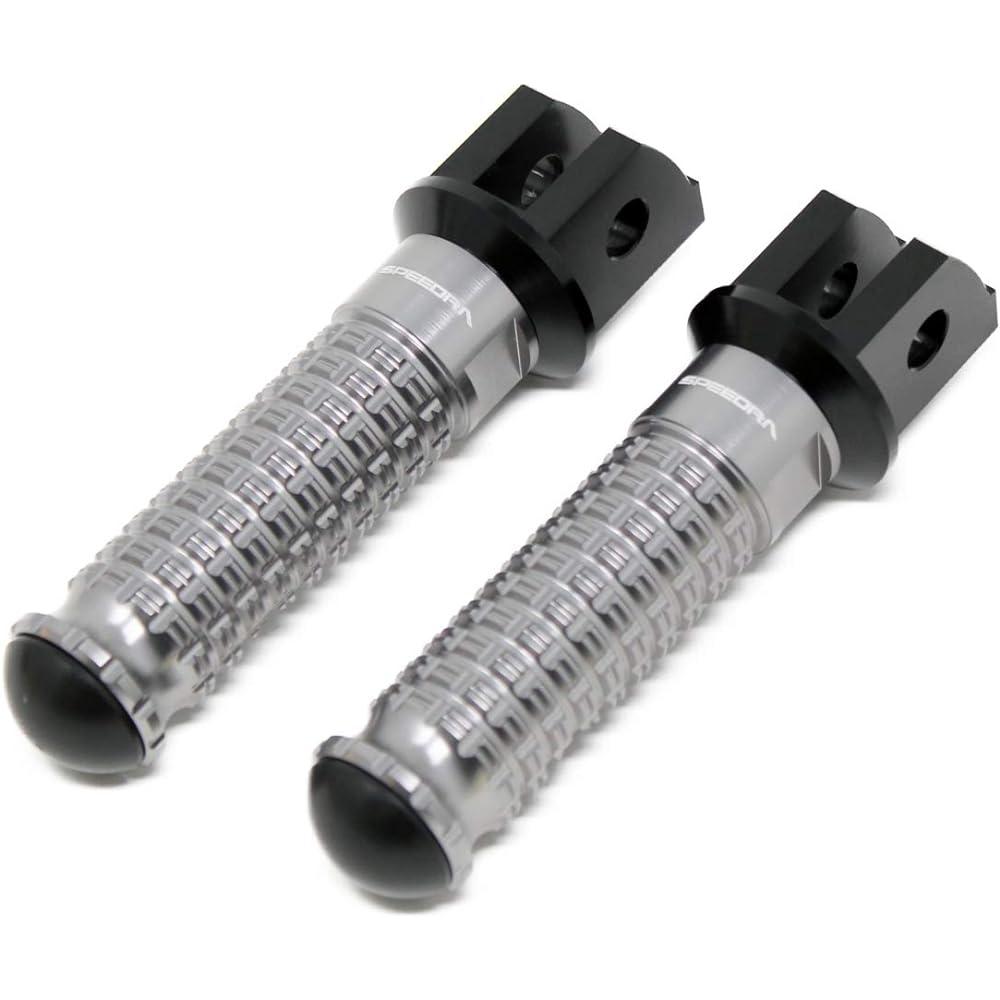 SSK Machined Aluminum Step Standard Type for Riders Mounting Part Color: Black Step Bar Color: Titanium YAMAHA -2018