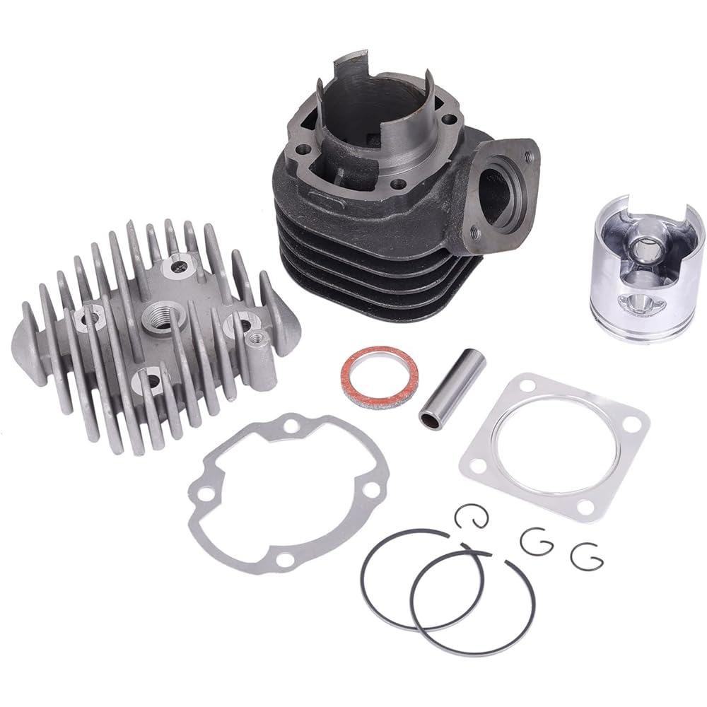Bore Up Kit for Honda 47mm 70cc Cylinder Head with Piston Ring Clip Piston Pin Gasket AF34 AF35 Live Dio DIO ZX Engine External Product