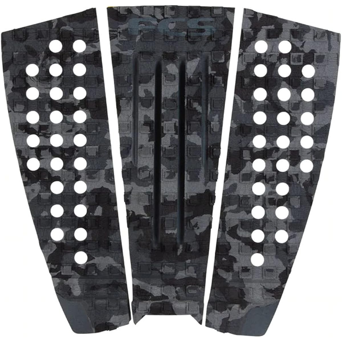 2022 FCS Surfing Deck Pad JULIAN WILSON 3-Piece Surf Traction (MIDNIGHT_CAMO)