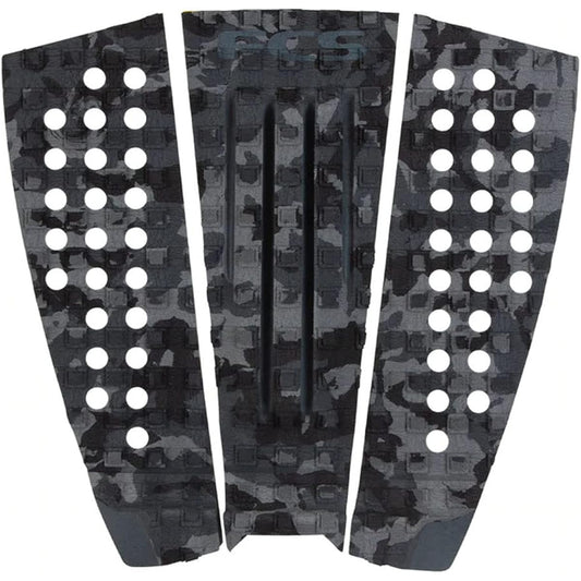 2022 FCS Surfing Deck Pad JULIAN WILSON 3-Piece Surf Traction (MIDNIGHT_CAMO)