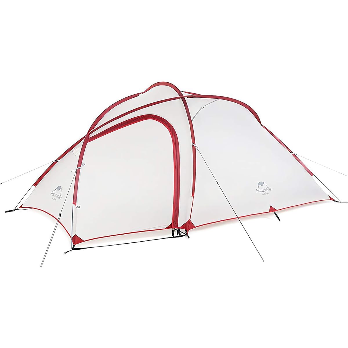 Naturehike Outdoor Climbing Tent Hiby3 for 2-3 People / Hiby3 for 3-4 People Camping Tent Upgraded Version Spacious Front Room Double Layered Structure with Tarp Space Rainproof Windproof Disaster Prevention Ground Sheet Included