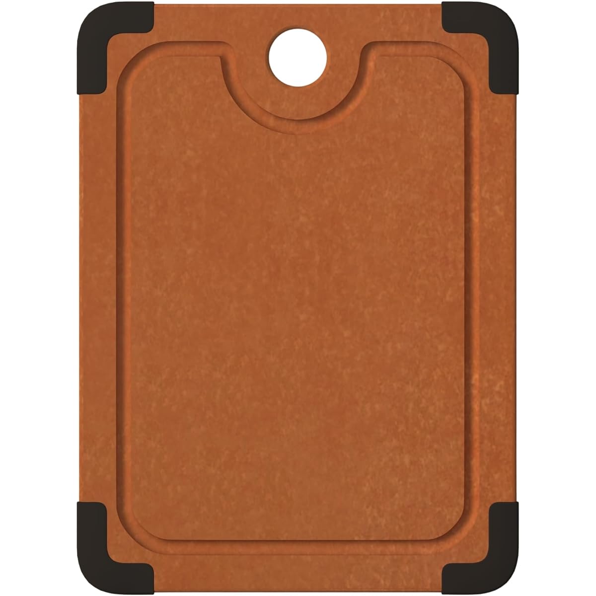 ChefCat Wooden Cutting Board, Pine Fiber, Dishwasher Safe, High Heat Resistance, Antibacterial, Thin, Silicone Non-Slip, High Density Impermeable, Housewarming, Outdoor Suitable, Making Sushi, Cutting Fruits (M)