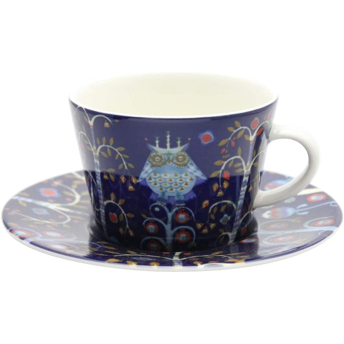 [Regular Imported Product] iittala Coffee Cup & Saucer Taika Width 16.5cm x Depth 16.5cm x Height 11cm Blue Approx. 200ml 1054172