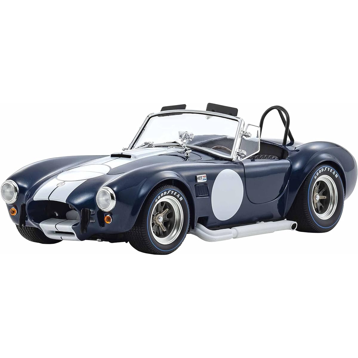 Kyosyo Original 1/18 Shelby Cobra 427 S/C Dark Blue Finished Product KS08047DBL
