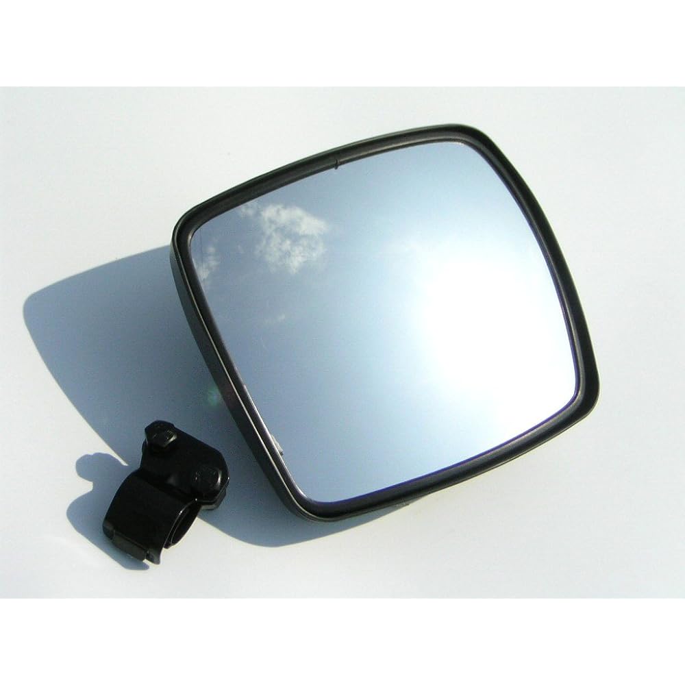 JET INOUE Square Side Under Mirror Curved Lens 300R Wide Mirror Truck Side Mirror Black 501532
