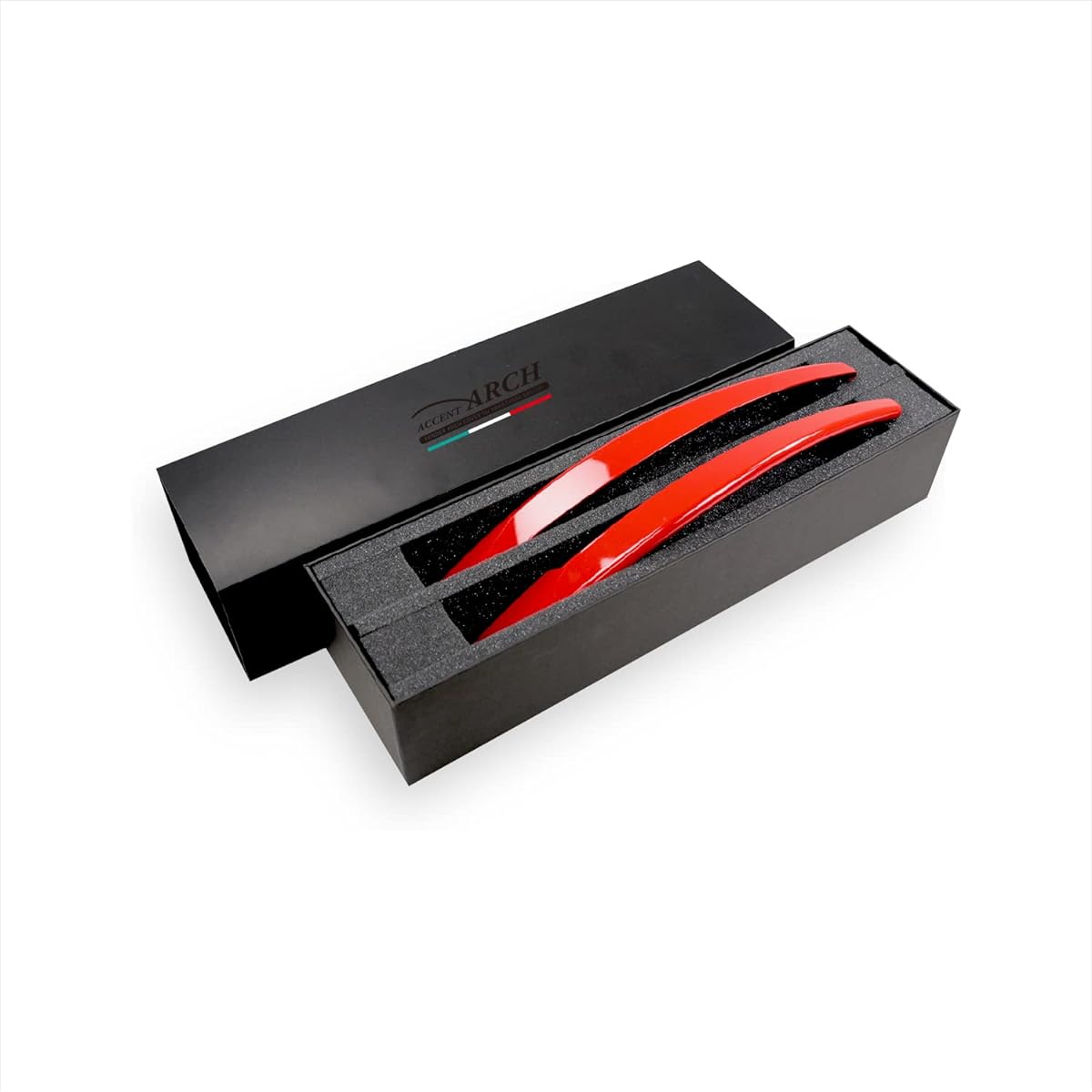 Eve Design Abarth 500/695/595 Fender Arch Cover Accent Arch FAA Series/Fender Cover Fender Arch Mall Part Number: FAA-176 (Red [176])