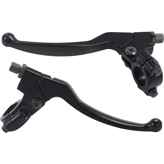 Stylemafia Left Right 7/8 inch 22mm Clutch Brake Handle Lever Perch for Honda XR80 XR100 CRF70 CRF80 CRF100 Pit Dirt Motor Bike Motocross