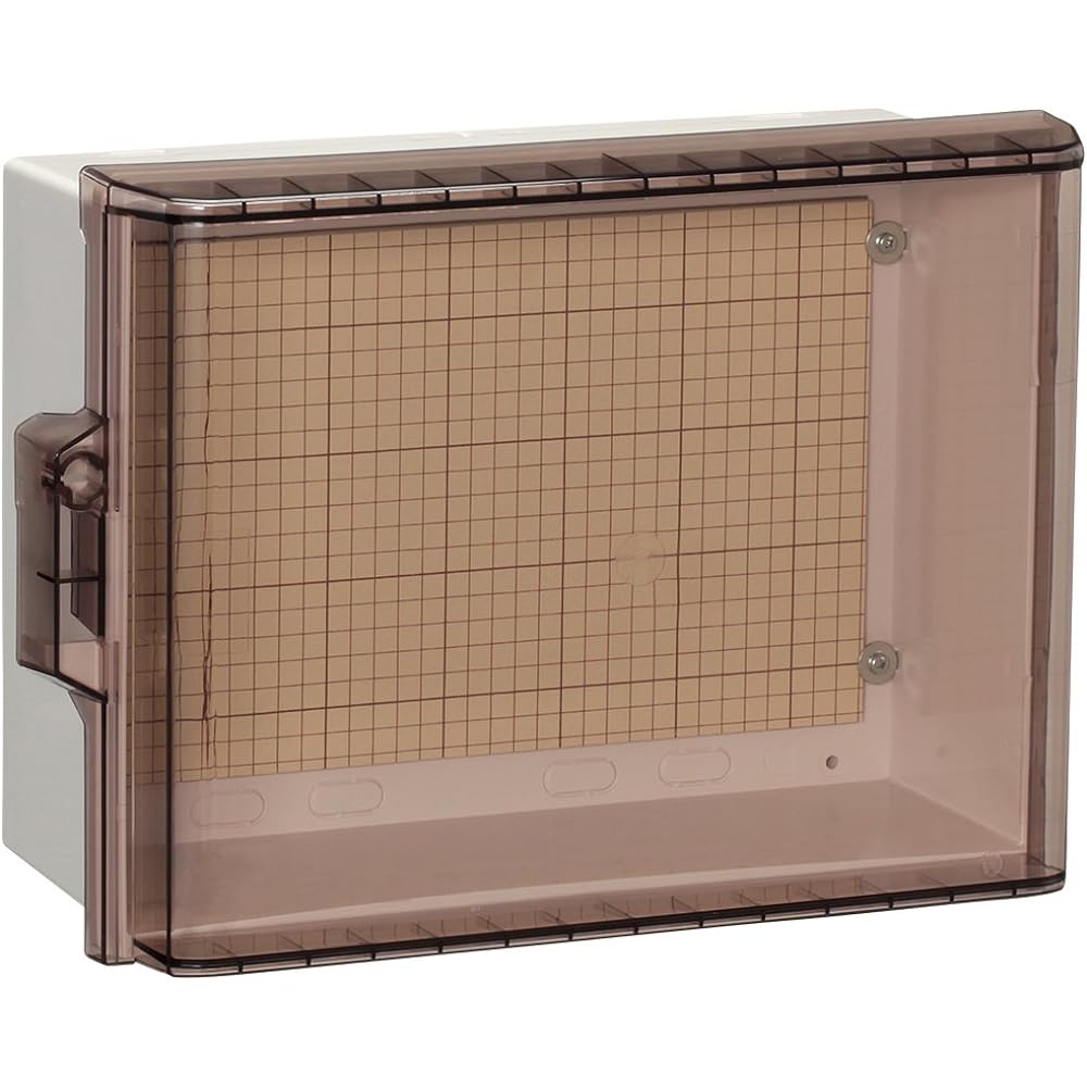 Nitto Kogyo plastic box with transparent door, general purpose type P18-43CA [*Images and colors are for illustration purposes only. ]