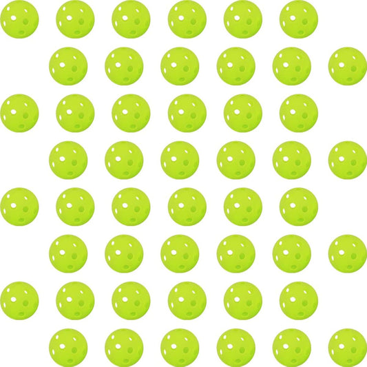 GP Baseball Batting Training Ball, Perforated Ball, Toss Batting Practice, Lightweight PE Material, Light Green [42mm/72mm] [12 Pieces/24 Pieces/48 Pieces]