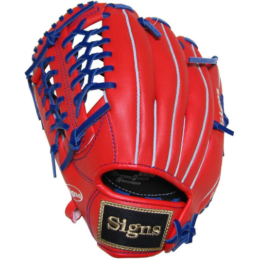 SIGNS 11 inch softball glove left-handed red SG8162 SG8162 11 inch