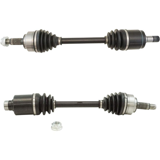 TRQ Front Complete CV Axle Shaft Assembly Left and Right Pair Set for 2006-2011 Honda Civic Si 2.0L