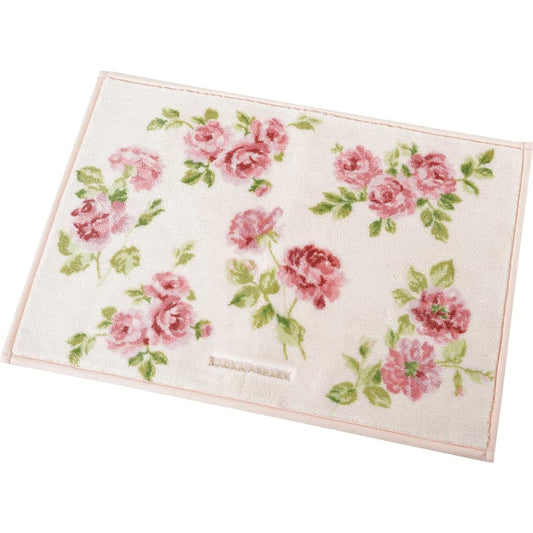 UCHINO Laura Ashley Bath Mat Approx. 50 x 70 cm Alba Teen Pink Pink TBM62716 P