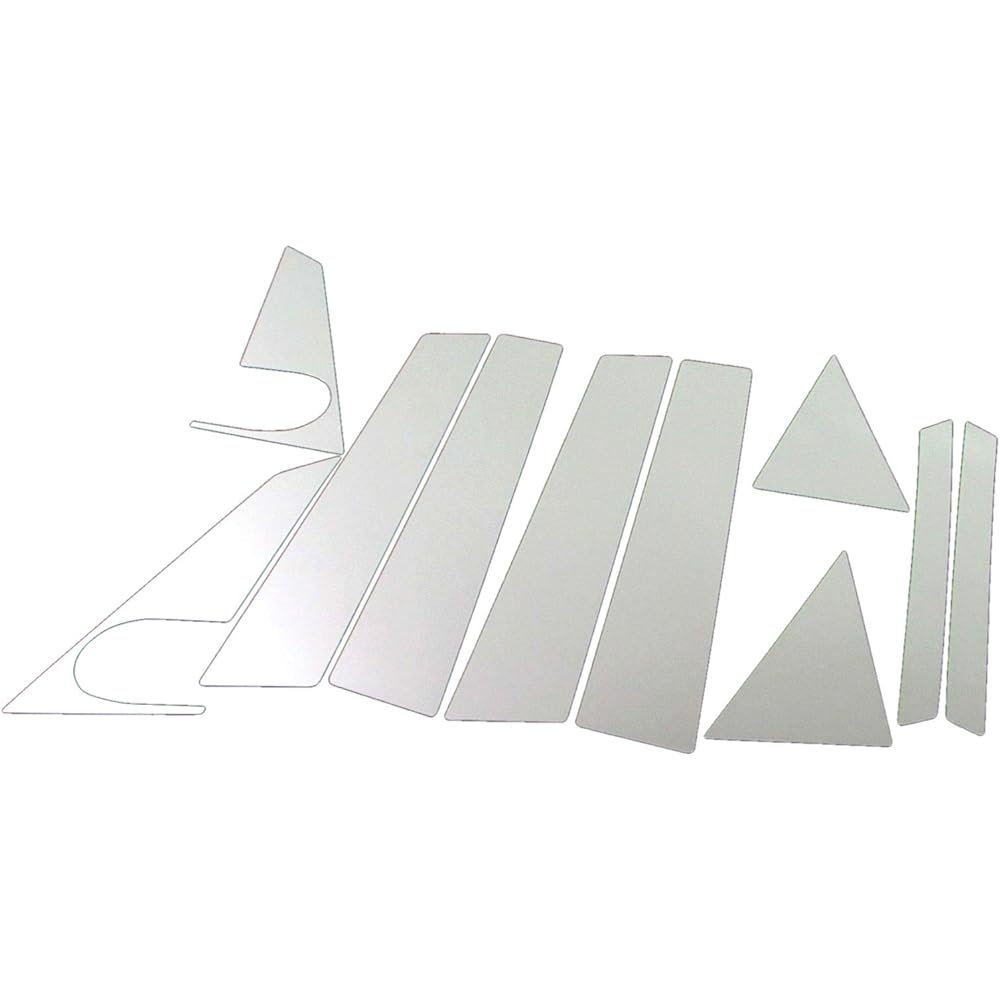 BRIGHTZ Prius NHW20 Super mirror surface stainless steel plated pillar panel Vizer useful 10PC [PIL-SIL-306] NHW W20 20 1199