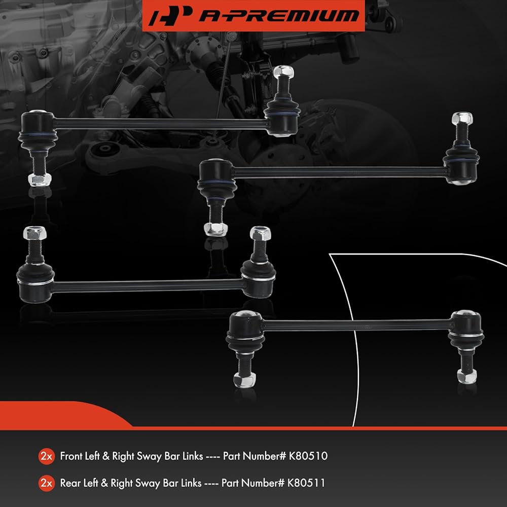 A-PREMIUM Frontor Swaver Link Stabilizer Link Kit 4 Set HYUNDAI TUCSON 2005-2009 KIA Sportage 2005-2010