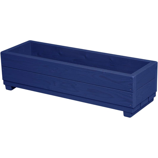 Welcome Wood Large Wooden Planter EPW90-GB Color Garden Blue Outdoor