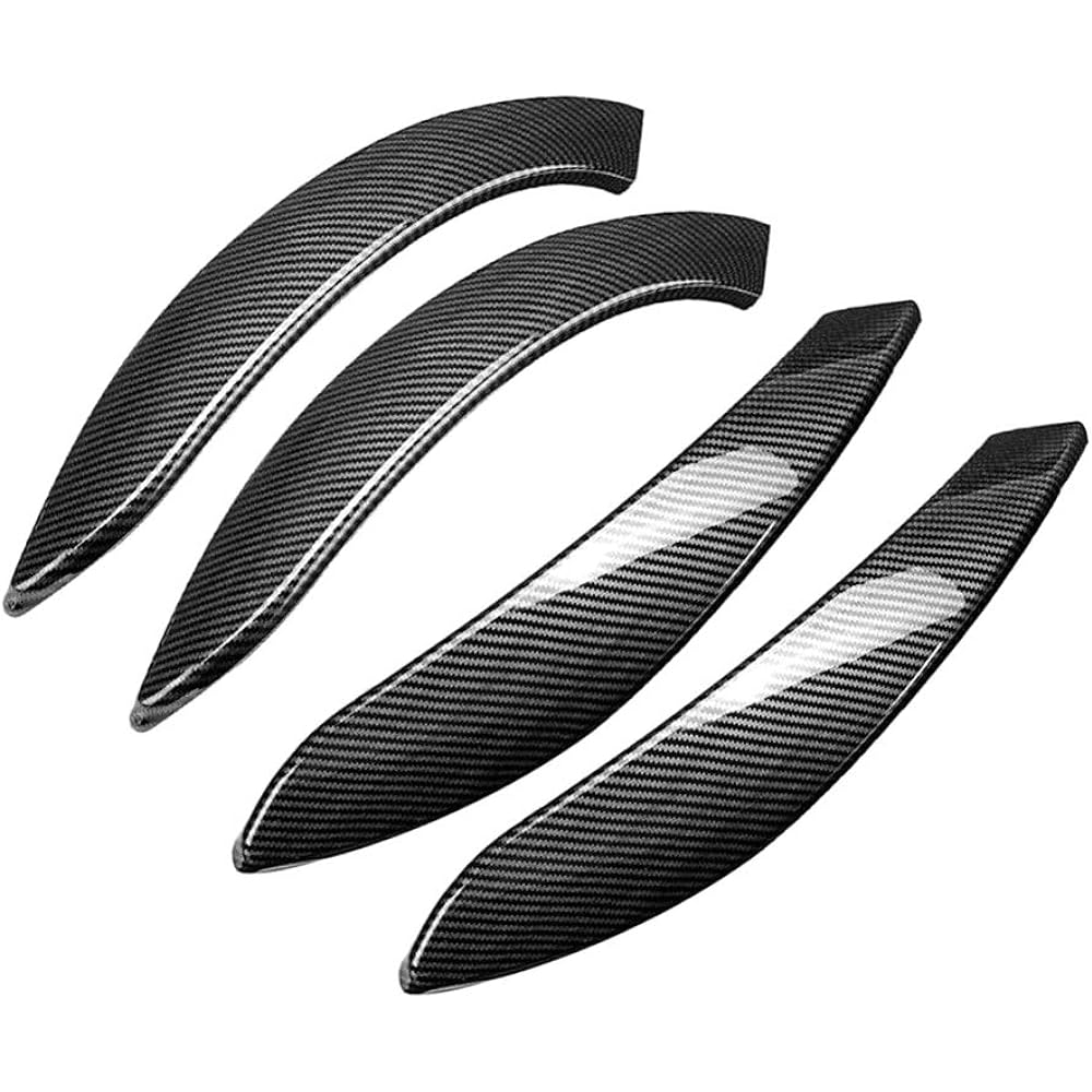 Compatible with BM W 3 Series F30 F31 Inner, Door Handle, Door Panel, Pull, Trim, Cover, Interior, Lining, Carbon Style, Looks Good, Set of 4