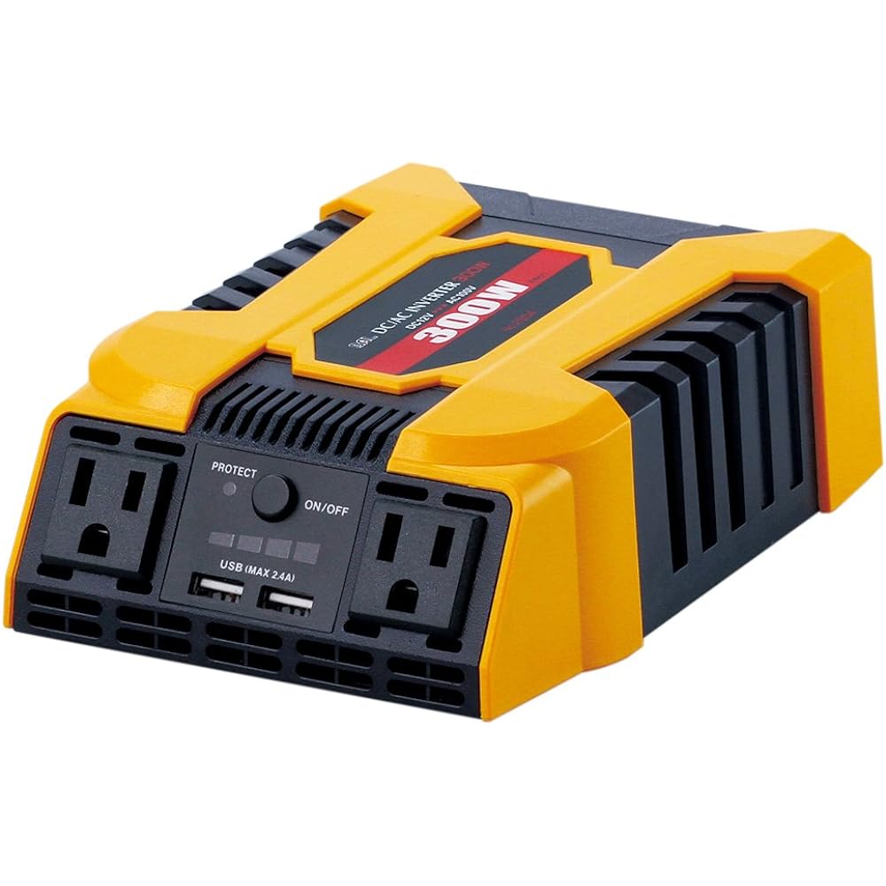 BAL (Ohashi Sangyo) DC/AC inverter square wave DC12V vehicle only Rated output: 300W 2804