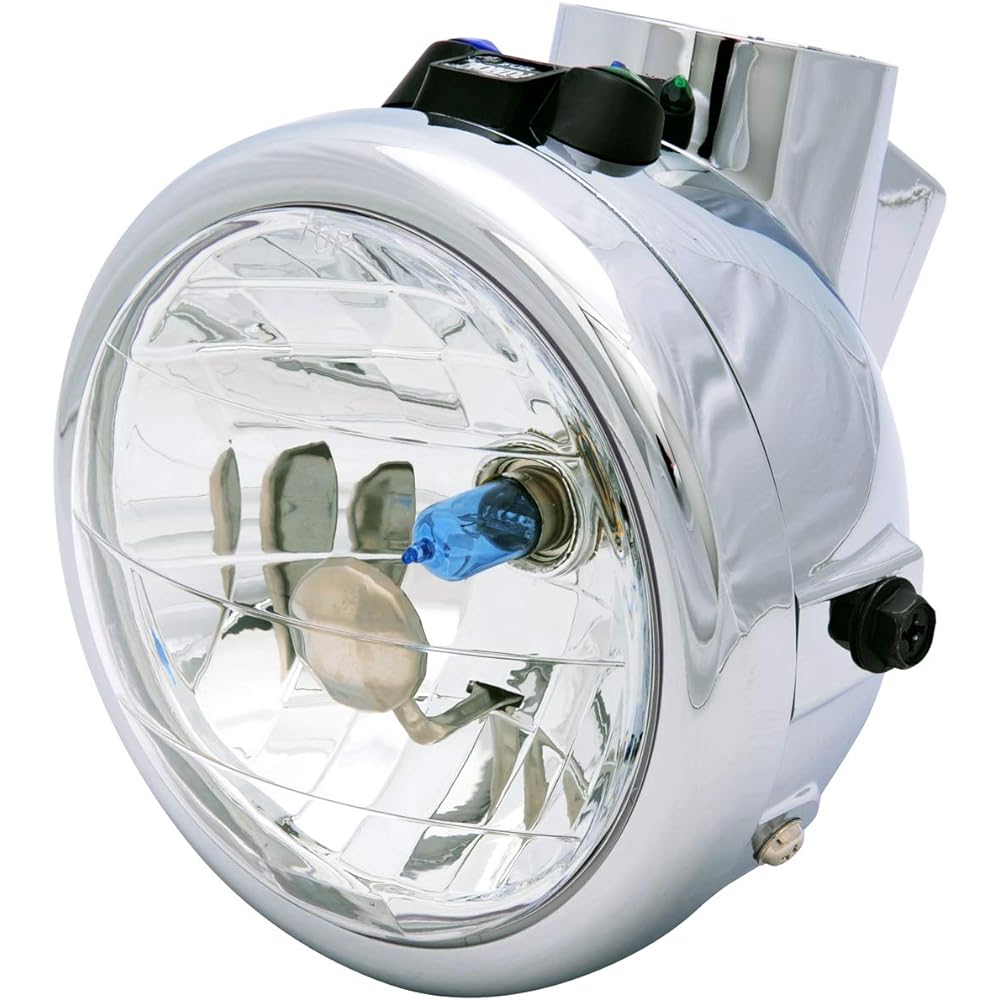 BigOne Monkey Gorilla Ape 50 Ape 100 Multi-Reflector Head Light Lamp Plated with Case 8601