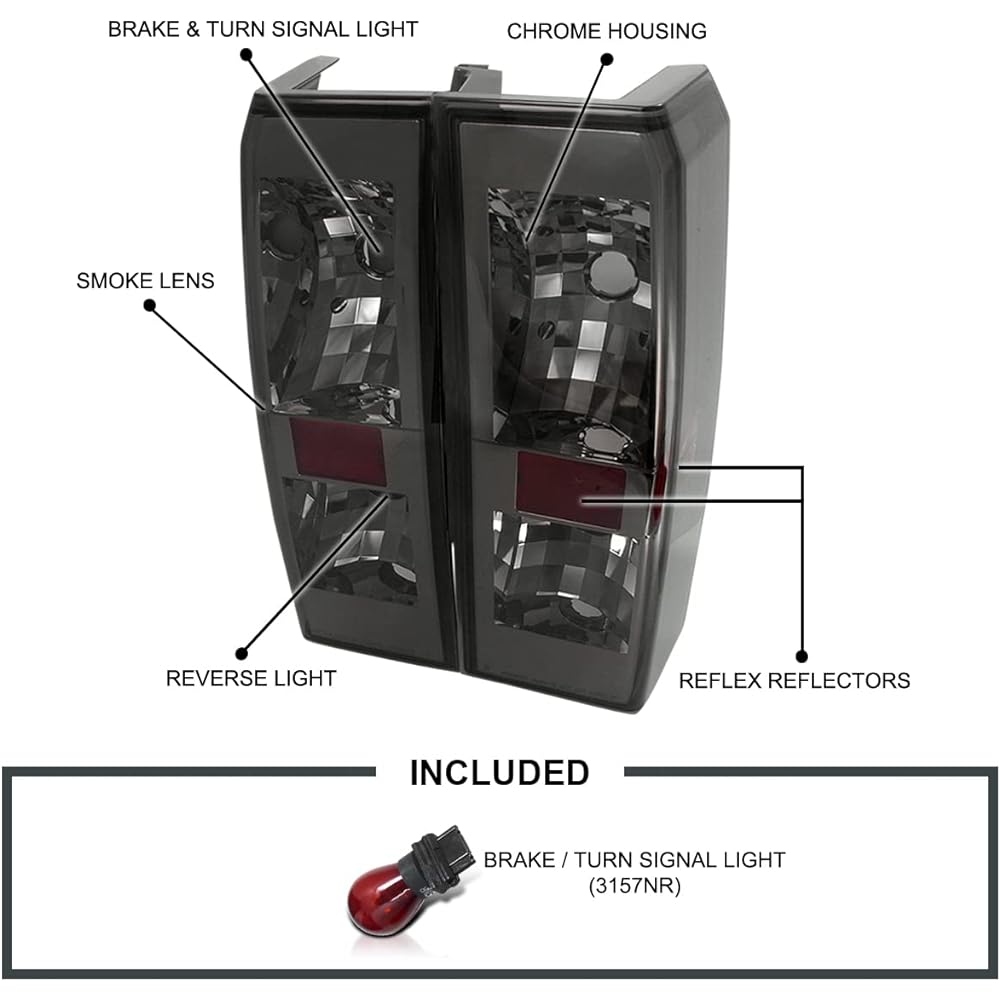 SPEC-D TUNING LT-H306G-TM Smoke Tail Light (Alteza)