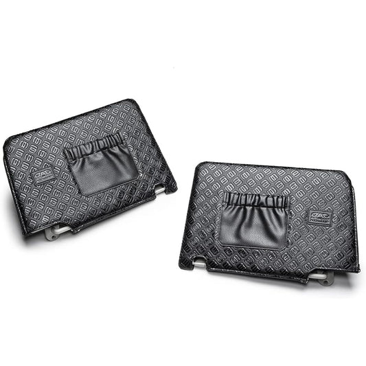 Suzuki Spacia/Spacia Custom/Spacia Gear (SPACIA/SPACIA CUSTOM/SPACIA GEAR) Model: MK53S Year: 2017.12-2023.10 D.A.D Visor Cover Type Monogram Leather [With Driver Side Mirror/Passenger Side Mirror] DAD Garson KI017-02-01