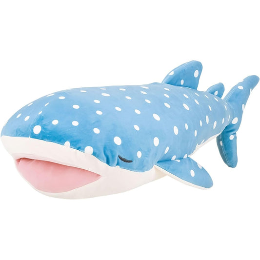 Ribuhaato Body Pillow Premium Nemunemu Animals Kamukamusu Jinbee-san the Shark BIG Size (Total Length Approx. 100cm) Fluffy Chewy 78108-62