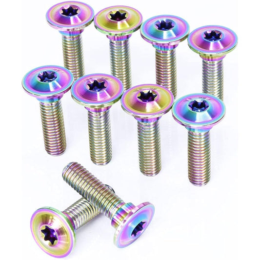 M8×30 P1.25 Titanium Bolt Brake Disc Bolt Set of 10 8mm 30mm 3cm Pitch 1.25