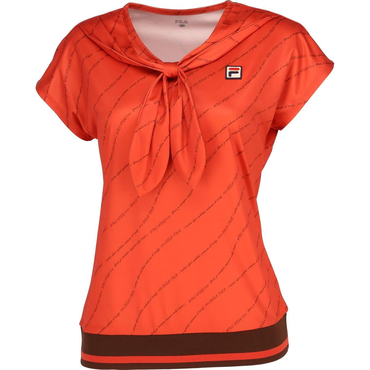 [Fila Tennis] Short Sleeve Shirt Game Shirt VL2680 Women's