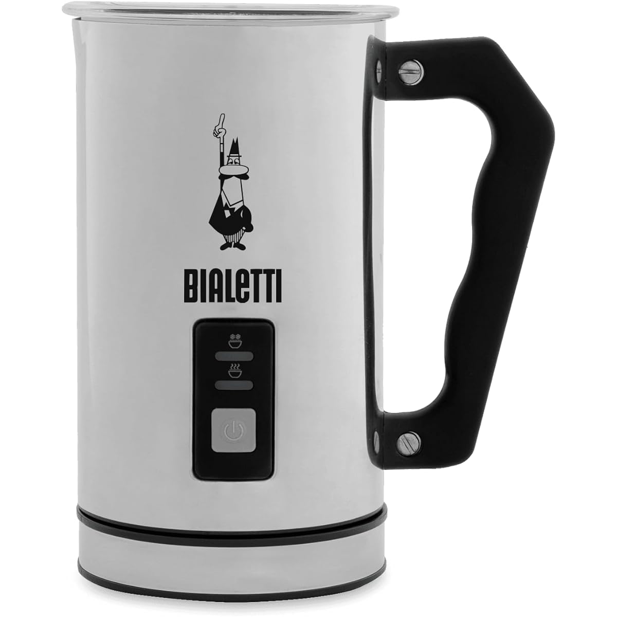 BIALETTI Bialetti Electric Milk Frother Milk Foamer Espresso Latte Macchiato Stainless Steel Silver
