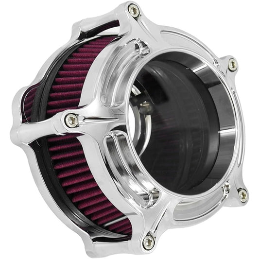 Motorcycle Breather Filter For Harley Touring Sportster XL 48 72 883 1200 Dyna Softail FLHX Motorcycle Air Filter Air Cleaner Kit Intake System (Color : D Air Filters)