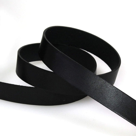 Nippon Chuko Genuine Leather Nume Leather Tape 20mm Width x 5m Cutting Col.7 Black MTLS1020-7-5M Craft Leather Craft Leather Tape