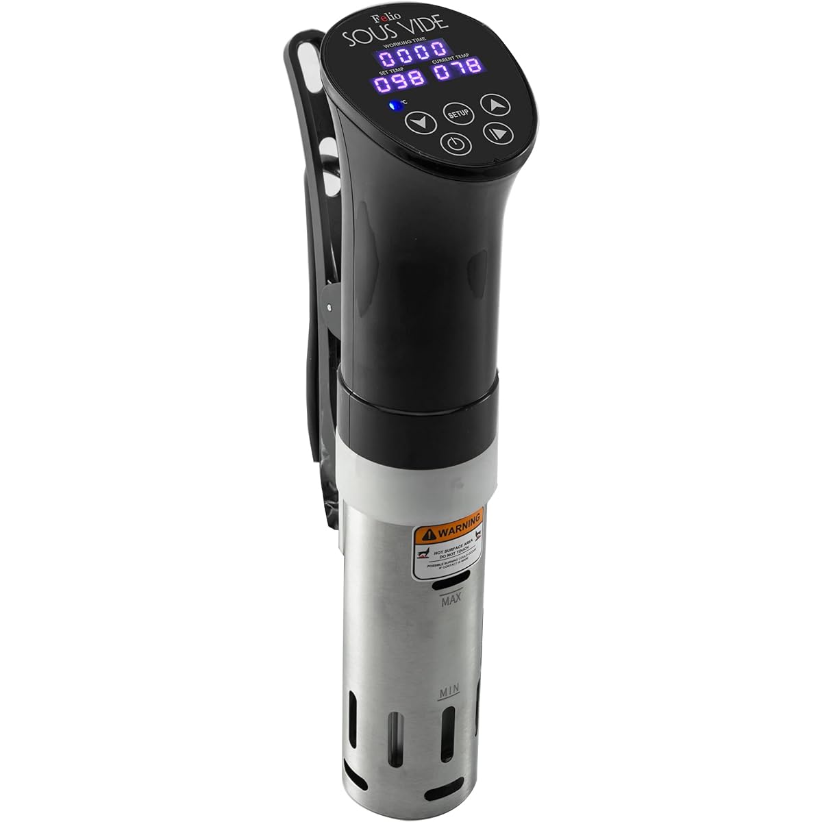 Fujisho Felio NEW Low Temperature Cooker Sous vide cooking Black Can be set in 0.5℃ increments Includes notification function F20403