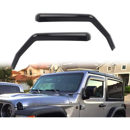 ALAVENTE Side Window Inchannel Deflector Benzer Visor Jeep Langler JL Huan Limited (2 -door) 2018 Model Only (Geep Langler JL Unlimited (2 door))