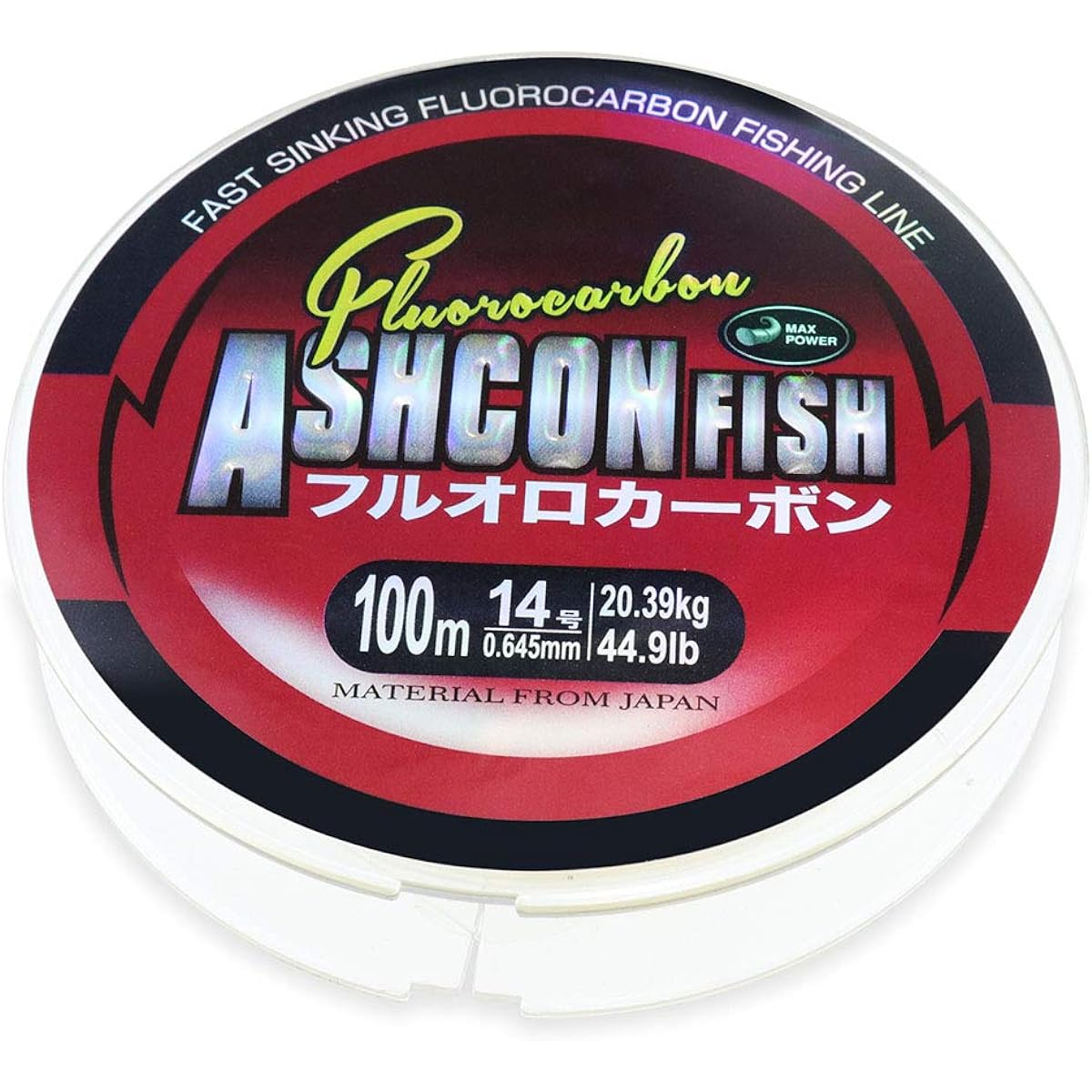 Ashconfish Shock Leader Exsense EX Fluorocarbon 100m Clear