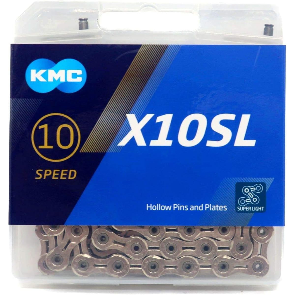 KMC X10SL Chain 10 Speed/10s/10 Speed 114Links (Silver) [Parallel Import]
