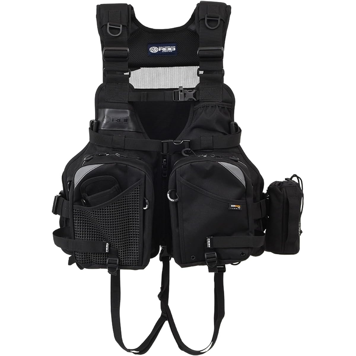 SOSHIN Fishing Vest RBB Extreme Tide Game Vest Full Black