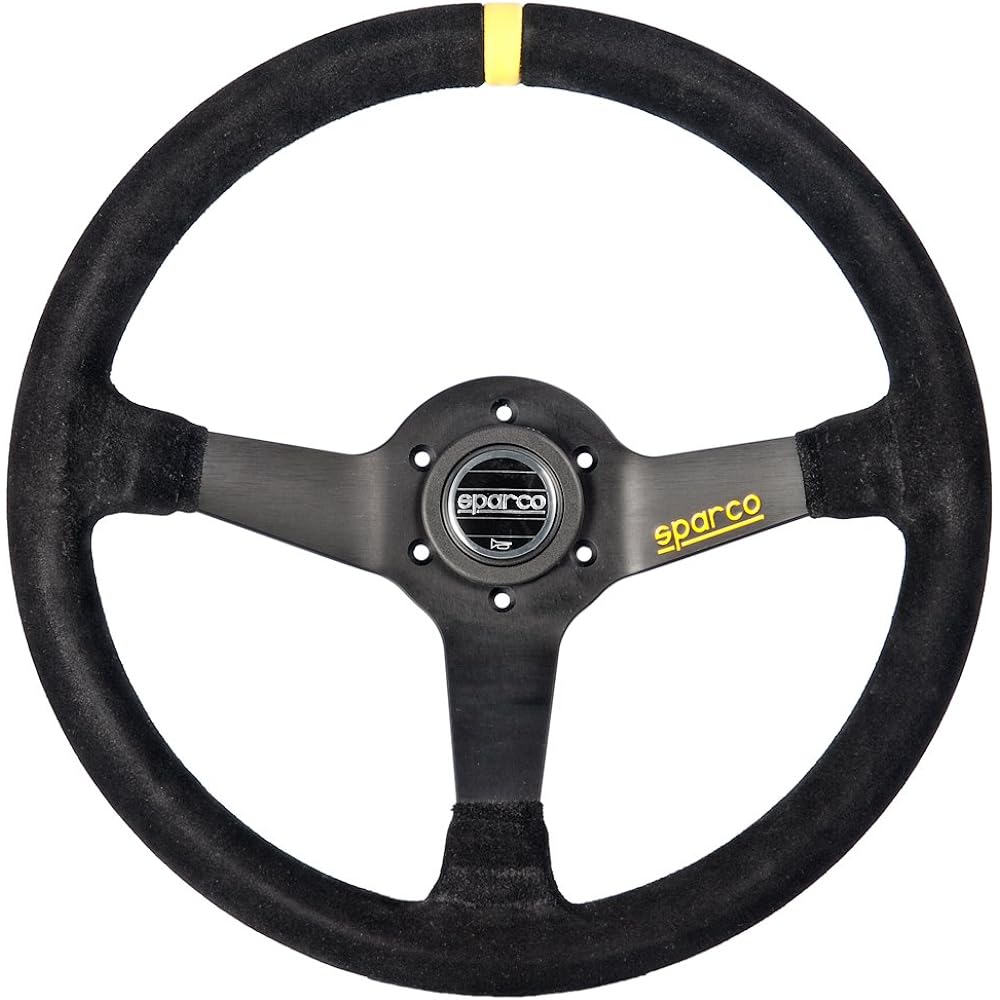 Sparco R345 SUEDE BLACK 13.8 inches (350 mm) / D63 015R345MSN