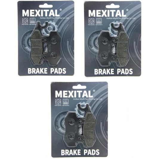 MEXITAL 1 set Motor Bike Brake Pad Front and Rear XTZ 750 Super Tenere (1989-1995)