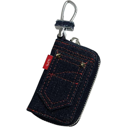 AWESOME Smart Key Case Real Denim Series Indigo ASK-RDM01 Approx. 50mm x 80mm x 20mm