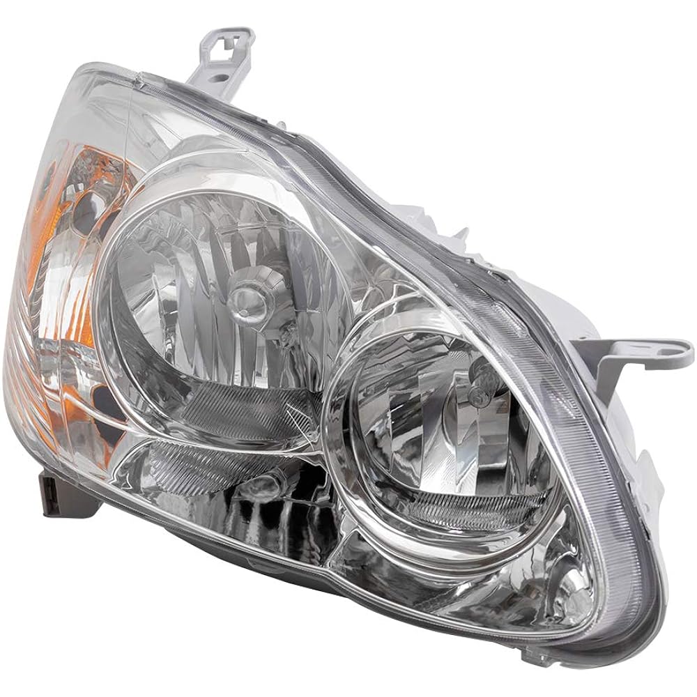 BROCK replacement Passengers Halogen Headlight Headlight With Clear Lens 2005-2008 Corolla N. America 8111002360