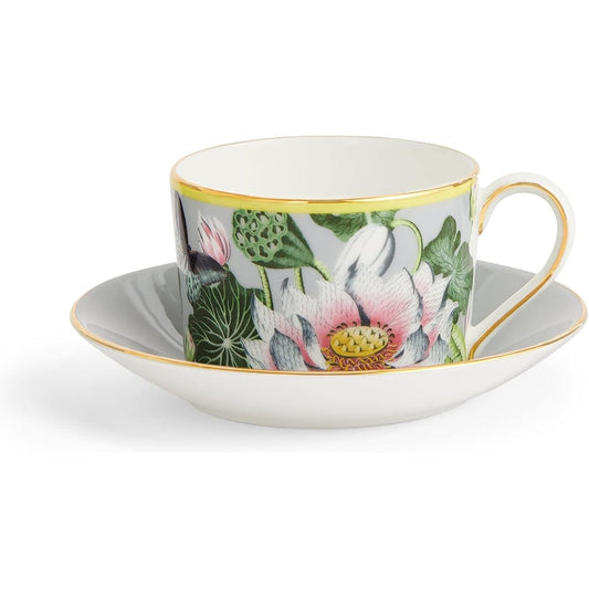 [Regular Imported Product] Wedgwood Wanderlust Water Lily Tea Cup & Saucer Imperial 200ml 1061858