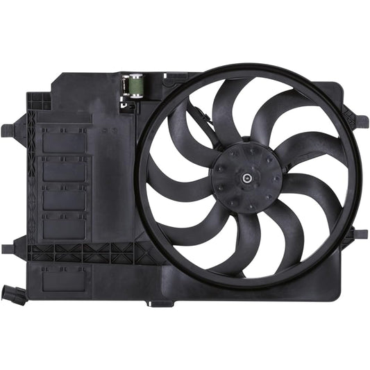 TYC 621980 Mini Cooper Replacement Radiator/Condenser Cooling Fan Sembris