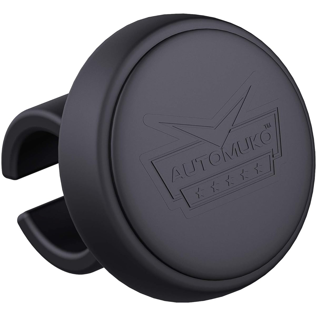 Automuko Steering wheel spinner Silicon power handle steering wheel knob Easy mounting tool No required black