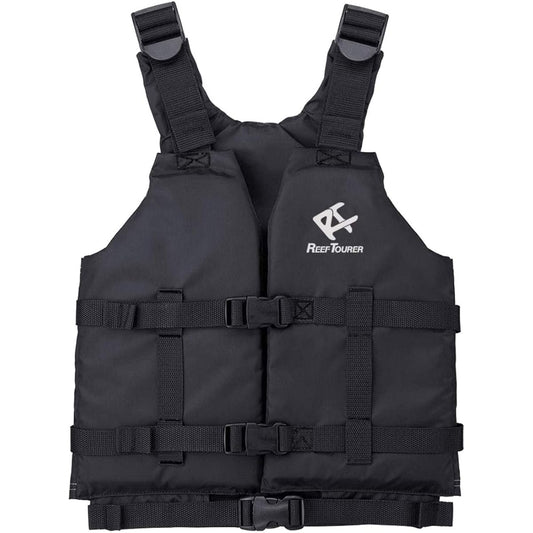 REEF TOURER Snorkel Snorkeling Vest Slim White for Adults and Children [S/M/L Size]