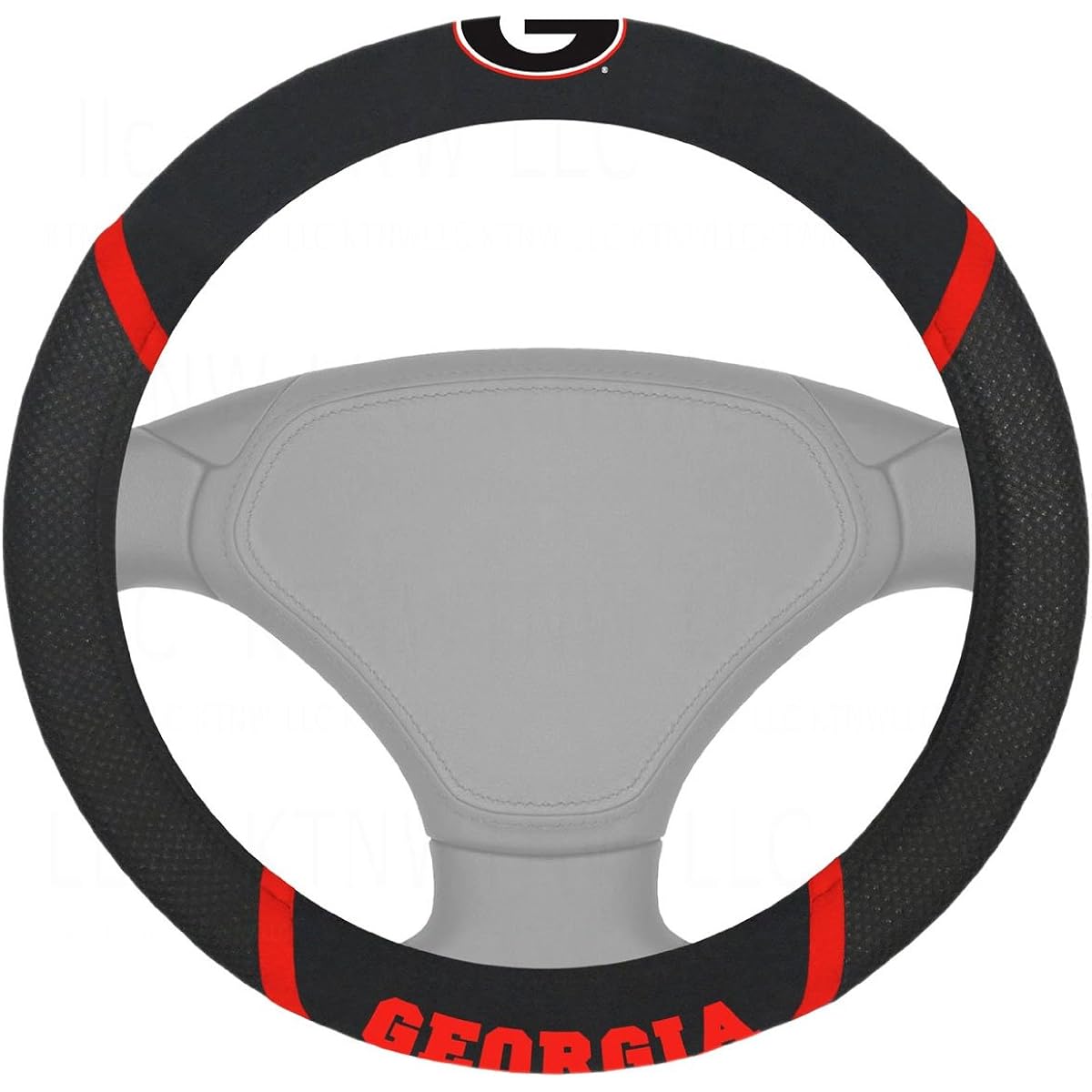 Georgia Bulldogs Embroidered Steering Wheel Cover