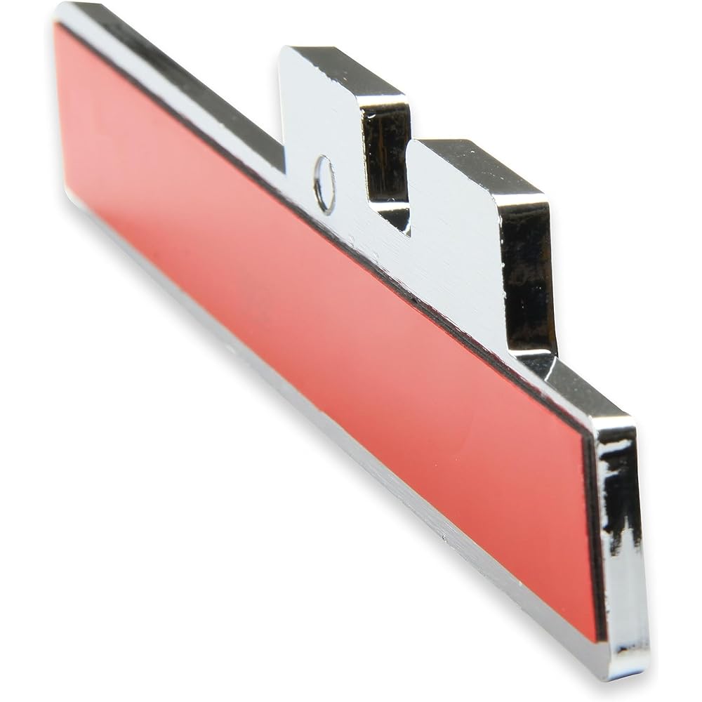 Hurst 1361000 Emblem, Silver, Black & Red