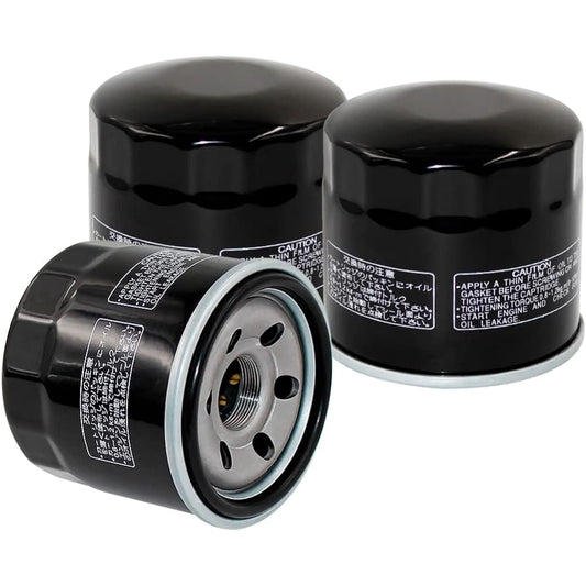 1/2/3 Pieces Motorcycle Oil Filter For Suzuki Bandit GSF600 GSF600S GSF 600 GSF650 GSF 650 GSF1200 GSF 1200 S GSF1250 GSF 1250S (Partly Updated) (Color : 3 Pieces)