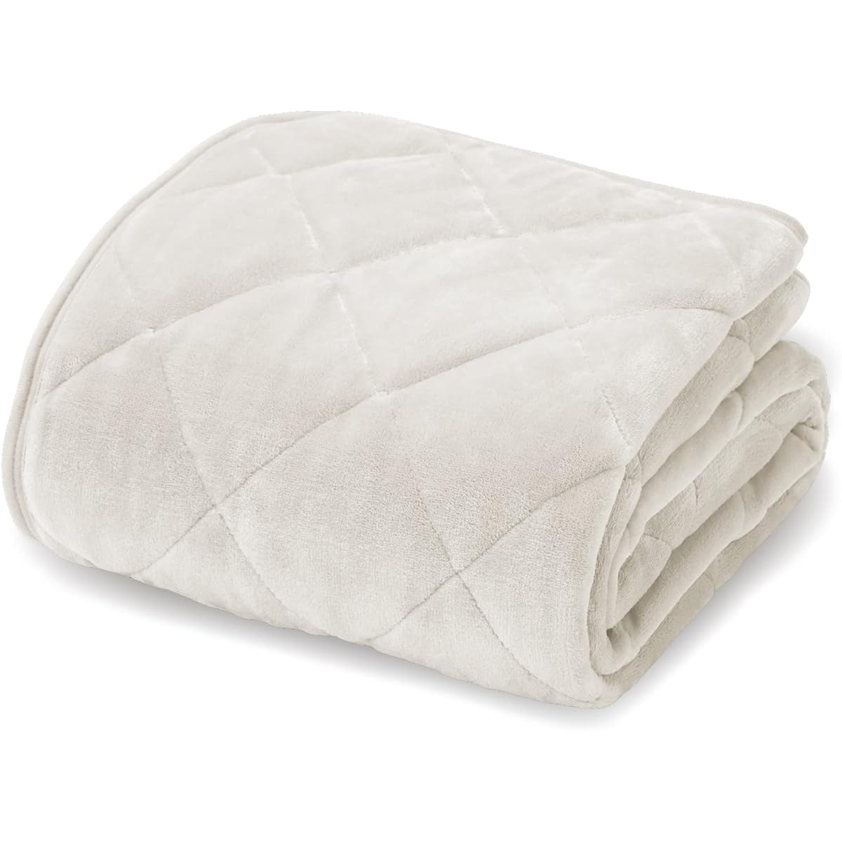 AQUA (Aqua) mofua Bed Pad Shikipatto Wide King Winter Snow (Ivory) +2℃ Heat-generating Type Heatwarm Warm Bed Pad Warm and Fluffy Moisture Absorbing Heat Generating Material Fluffy Blanket Mofua Premium Microfiber (Former Company Name: Nice Day) 60117808