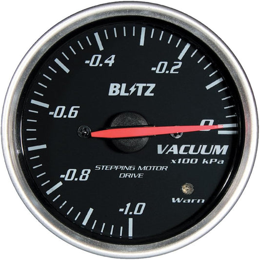 BLITZ RACING METER SD Round analog meter φ60 VACUUM METER WHITE 19562