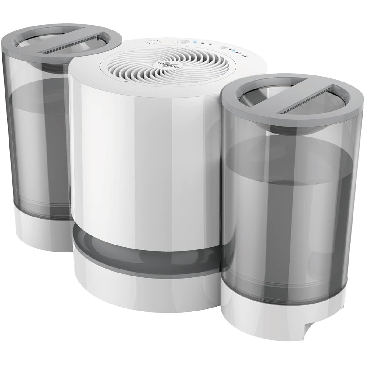 Vornado Evaporative Humidifier Equipped with Circulator, 35 Tatami Large Capacity, No Overhumidification, Easy to Clean, 5.7L, White EV200-JP
